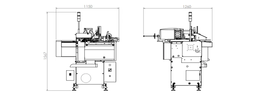 SCG-160 Dimension Drawing